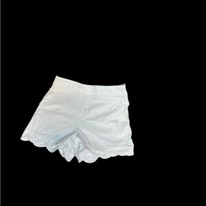 Blue Rain High Waist White Shorts Medium
